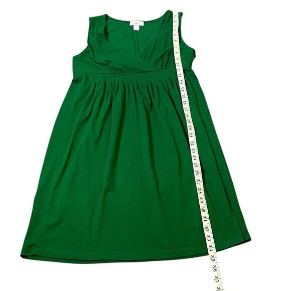 Loft Women’s Green V-Neck Fit And Flare Dress, Size S - Picture 5 of 7